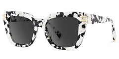 Cow Print Glasses with Square Frames