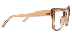 Farris Transparent Square Frame Glasses for Women | Zeelool