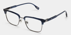 Audrey Blue Browline Glasses Frames for Men | ZEELOOL
