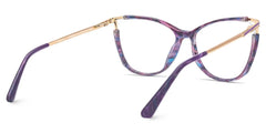 New Purple-Tortoise Color for Yomary Mixed-Material Eyeglasses | Zeelool Optical