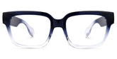 Colin Rectangle Dark-Blue Glasses | Zeelool Glasses