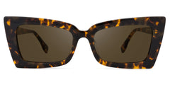 Newell Rectangle Tortoise Sunglasses | Trendy & Classic Style