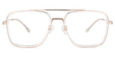 Nayeli Aviator Clear Glasses | Zeelool Glasses