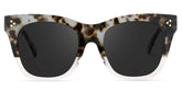 Tandy Rectangle Light-Tortoise Sunglasses | Zeelool Glasses