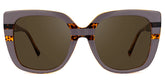Brenda Square Mauve Sunglasses | Zeelool Glasses
