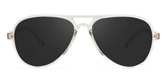 Erwin Geometric Clear Sunglasses | Zeelool Glasses