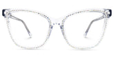 Goswami Square Clear Eyeglasses with Diamonds