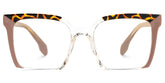 Misty Square Brown Glasses | Zeelool Glasses