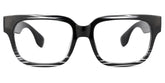 Colin Rectangle Black Chunky Frame Glasses for Men