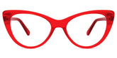 Cat Eye Red Glasses | Zeelool Glasses