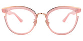 Eleanore Cat Eye Pink Frame Glasses | Zeelool
