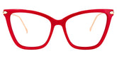 Cat Eye Red Glasses | Zeelool Glasses