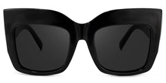 Alberta Cat Eye Black Sunglasses | Zeelool Glasses