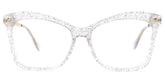 Isaebella Butterfly White Frame Glasses | Zeelool Optical