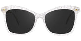 Isaebella Butterfly White Sunglasses | Zeelool Glasses