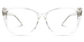Farris Clear Classy Cat eye Frame Glasses | Zeelool