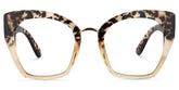 Denis Cat-eye Light Blonde Tortoise Frame Glasses