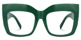 Alberta Cat-Eye Green Frame Glasses | Zeelool