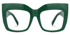 Alberta Cat-Eye Green Frame Glasses | Zeelool