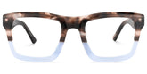 Riley Rectangle Brown Frame Glasses for Ladies