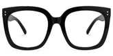 Ebony Square Black Glasses and Eyeglasses