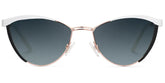 Sydney Cat Eye White Sunglasses | Zeelool Glasses