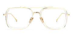 Gifford Aviator Clear Frame Glasses | Zeelool Optical