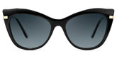 Indira Cat Eye Black Sunglasses | Zeelool Glasses