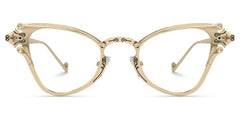 Marimar Geometric Gold Eyeglasses and Metal Frames