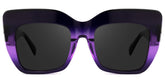 Charmaine Cat Eye Dark-Purple Sunglasses