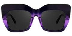 Charmaine Cat Eye Dark-Purple Sunglasses