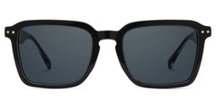 Vickerie Thin Black Glasses in Square Design | Zeelool