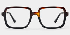 Beatrice Rectangle Two-tone Frame Eyeglasses for Women| ZEELOOL