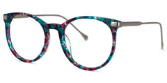 Lenid Round Floral Glasses | Zeelool Glasses