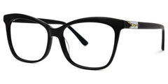 Alfred Butterfly Black Square Frame Glasses | Zeelool