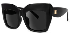 Alberta Cat Eye Black Sunglasses | Zeelool Glasses