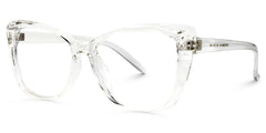 Farris Clear Classy Cat eye Frame Glasses | Zeelool
