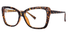 Edna Cat-eye Yellow-Tortoise Eyeglasses and Glasses Frames