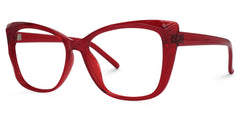 Farris Red Cat eye Frame Glasses for Women | Zeelool
