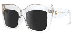 Alberta Cat Eye Clear Sunglasses | Zeelool Glasses