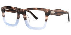 Riley Rectangle Brown Frame Glasses for Ladies