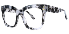 Minguela Square Gray-Tortoise Eyeglasses and Acetate Frames