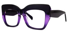 Charmaine Cat Eye Dark-Purple Glasses for Women