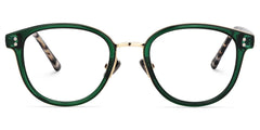 Matthew Round Green Glasses | Zeelool Glasses