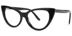 Jaden Cat-eye Black Eyeglasses and Glasses Frames