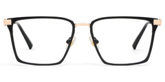 Finn Eyeglasses in Rectangle Black Frame | Zeelool