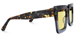 Brandon Square Gray Sunglasses and Two-tone Frames