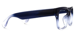 Colin Rectangle Dark-Blue Glasses | Zeelool Glasses