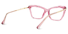 Juliet Pink Cat-eye Frame Glasses for Women | Zeelool