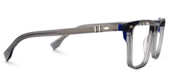 Davila Rectangle Gray Glasses | Zeelool Glasses